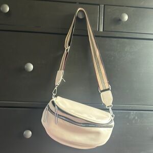 Stylish Cream Crossbody Bag